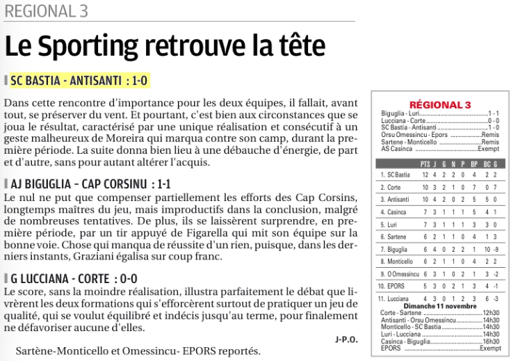 Article CM du 05/11/2018 J4