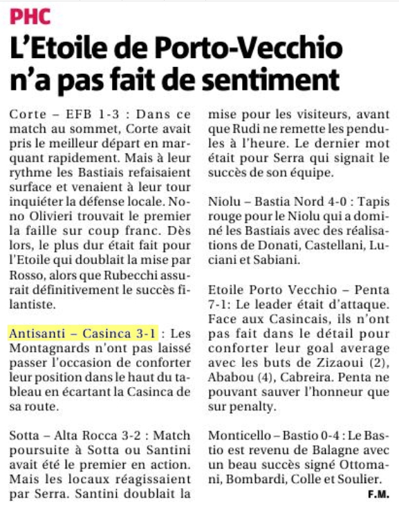 Article CM du 06/05/2015 J19