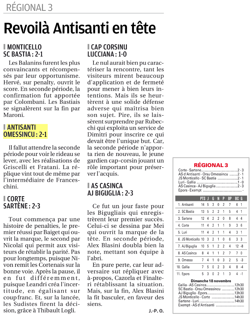 Article CM du 12/11/2018 J5