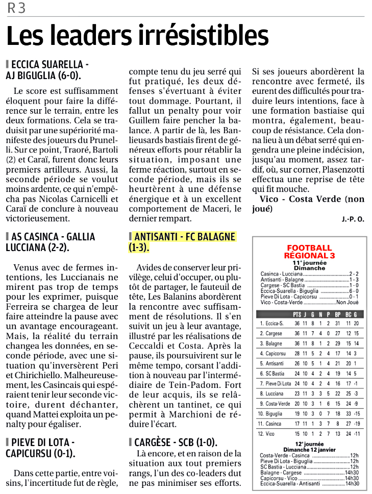 Article CM du 16/12/2019 J11