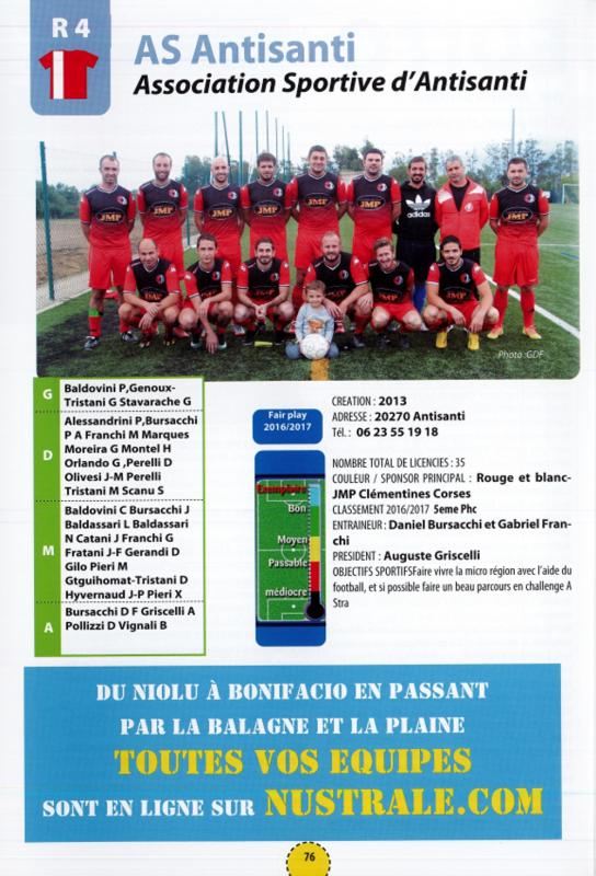 Guide du Foot Corse 2017-2018
