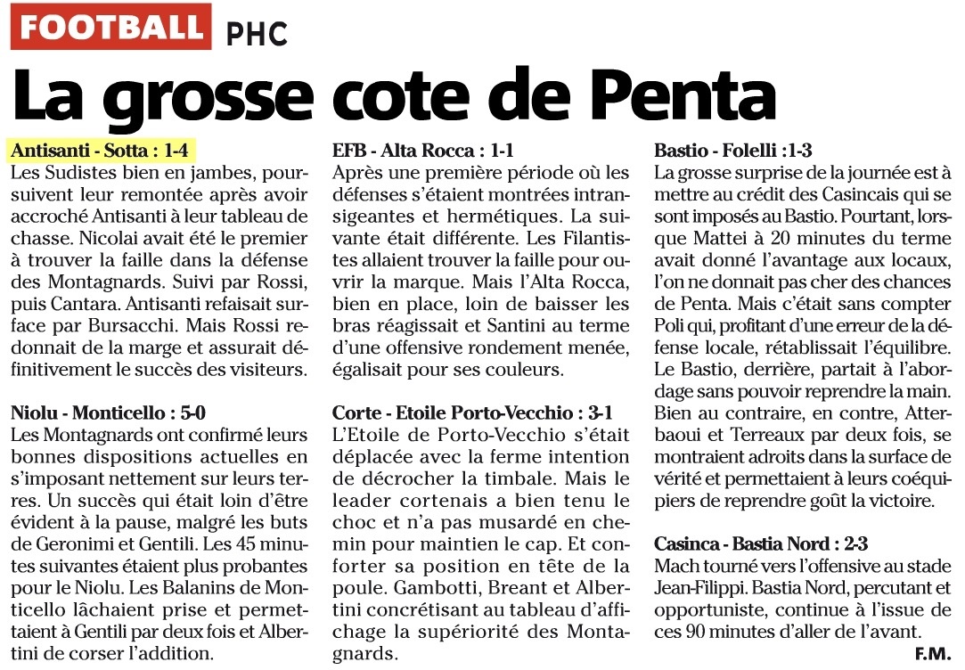 Article CM du 17/02/2015 J13