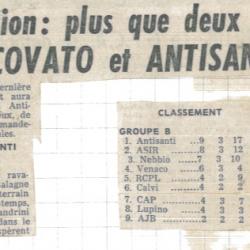 Saison 1973 1974 18 