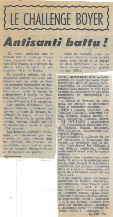 Saison 1973 1974 52