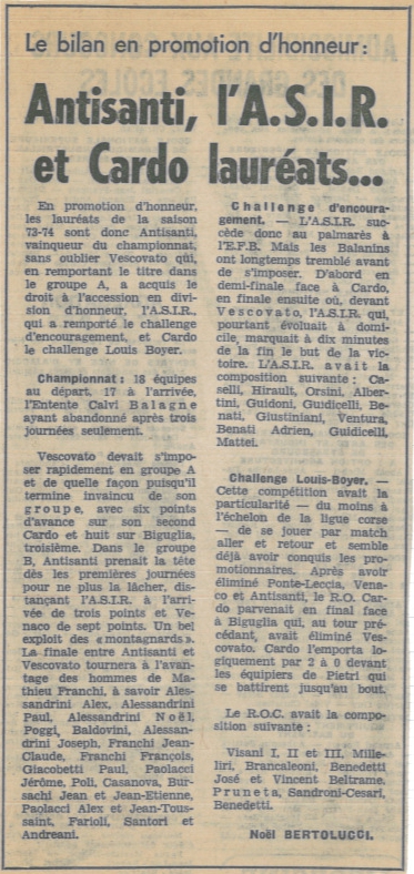 Saison 1973 1974 68