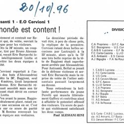 Saison 1996 1997 j4