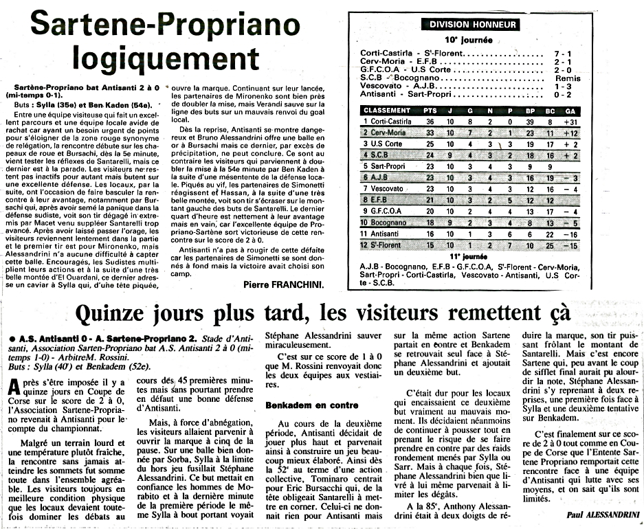 Saison 1997 1998 10