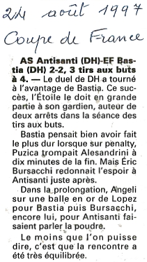 Saison 1997 1998 2