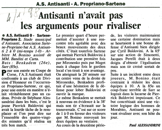 Saison 1997 1998 9