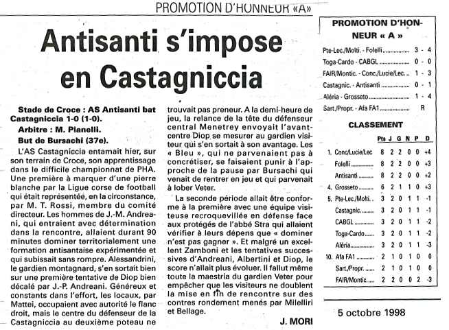 Saison 1998 1999 01