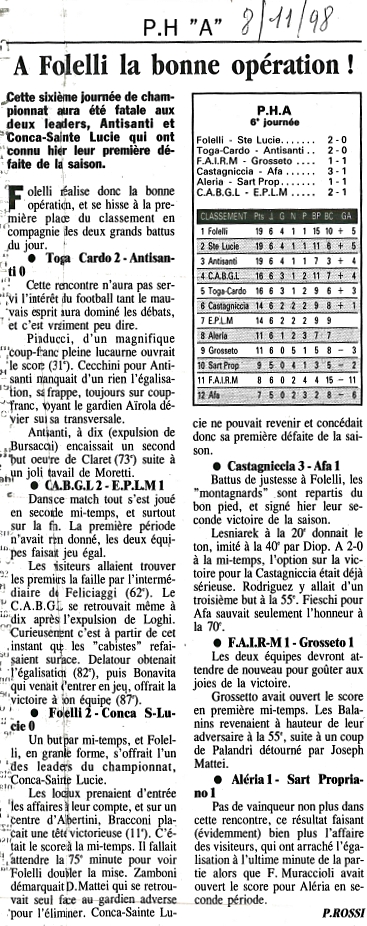 Saison 1998 1999 05