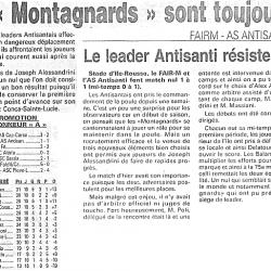 Saison 2000 2001 11