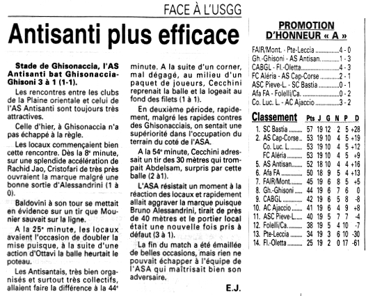 Saison 2000 2001 17