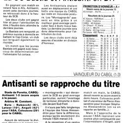Saison 2000 2001 23
