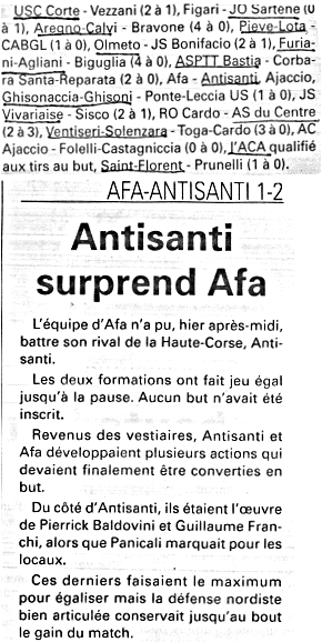 Saison 2000 2001 26 challenge