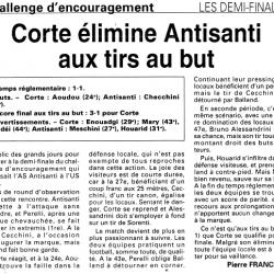 Saison 2000 2001 29 challenge
