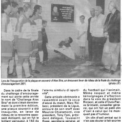 Saison 2000 2001 32 challenge